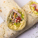 2006 Pute: Tortilla, Pute, Gouda, Pfeffermayonnaise, Tomate, Salat