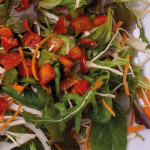 4002  Gartensalat: Mischsalat, Paprika, Petersilie